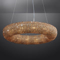 Halo Crystal Aperture Round Chandelier D59