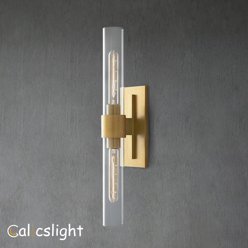 Ravelle Glass Linear Wall Sconce 23”H