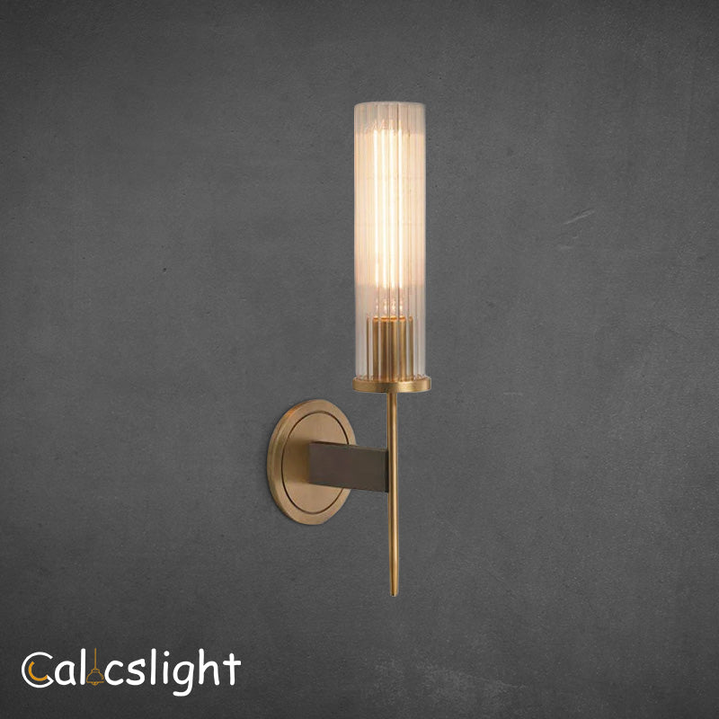Candlestick Industrial Single Candle Wall Sconce