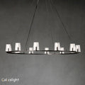 pauillac Clear Glass Round Chandelier 60