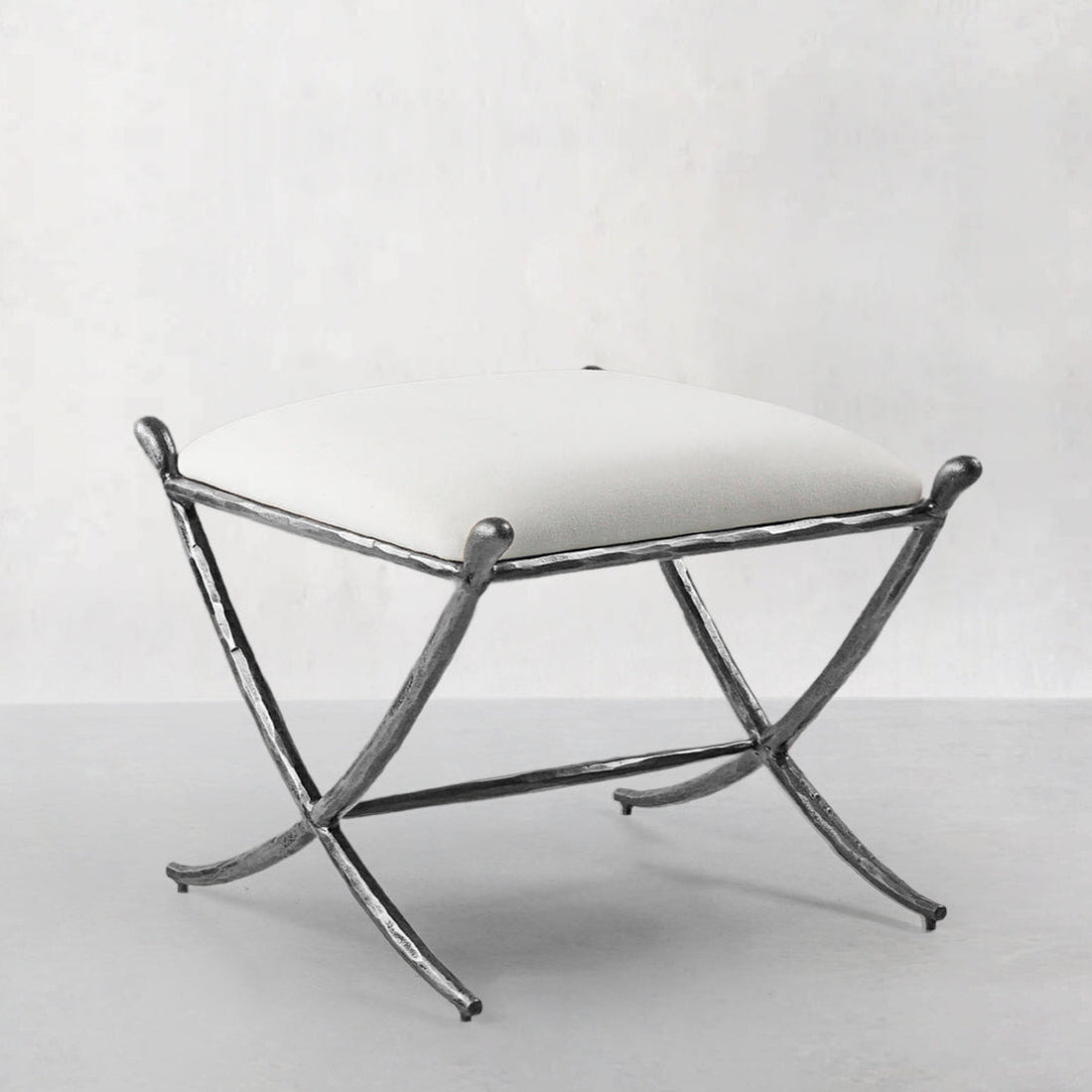 Thaddeus Horn Fabric Base Stool