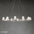 pauillac Clear Glass Round Chandelier 60