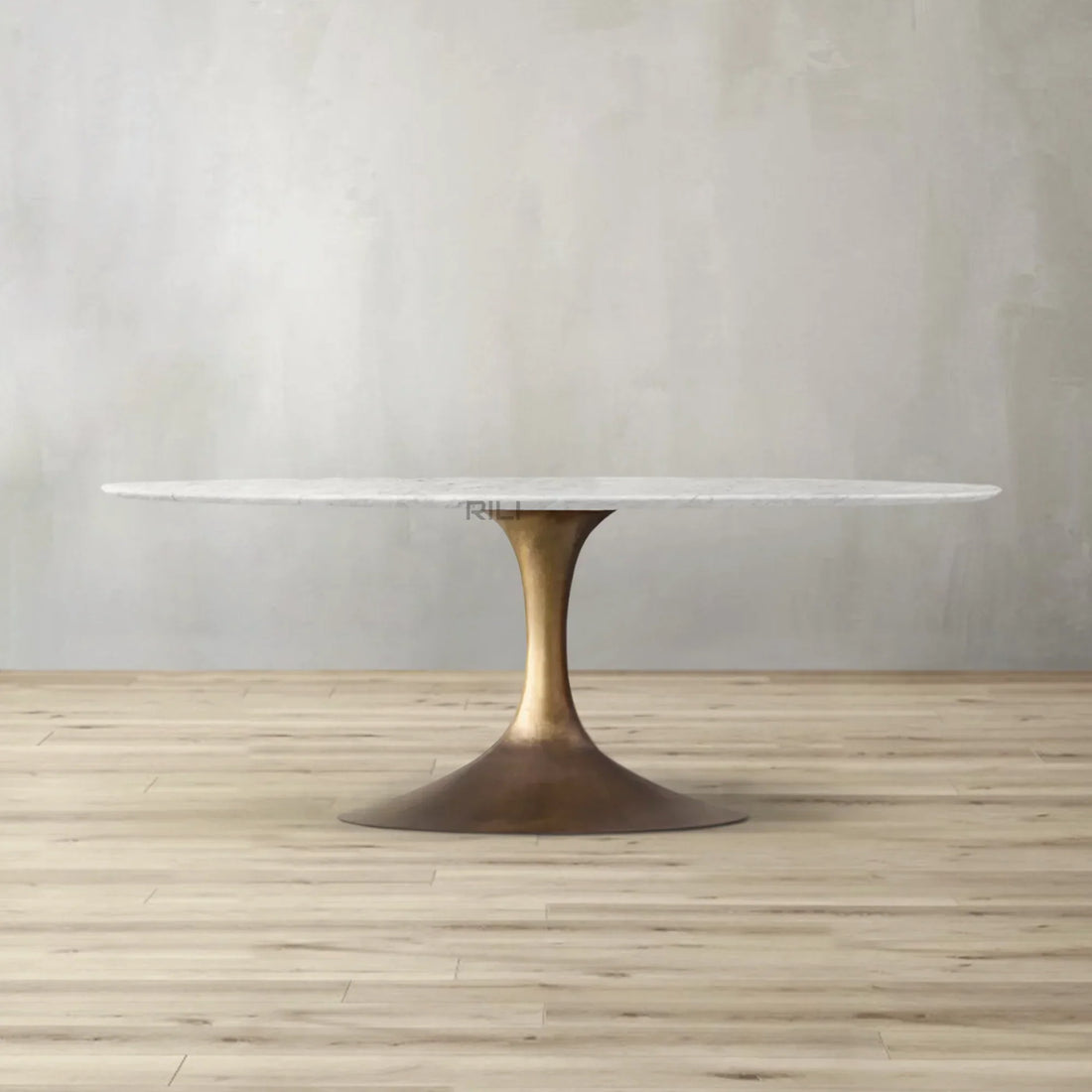 Aero Stone Oval Dining Table