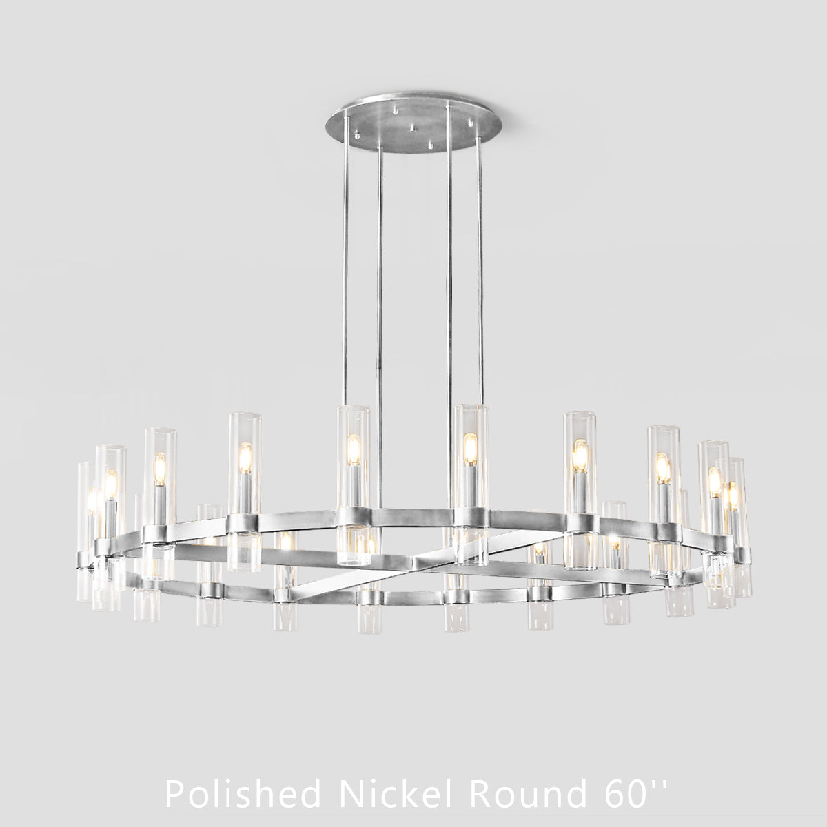 Ravelle Round Chandelier 60"
