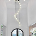 Large LED Pendant Chandeliers with Crystal Bubble Ball - Fast Delivery-1-Luxehomezone
