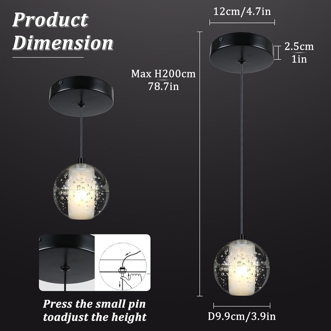 Modern Bubble Crystal Pendant Lights - Fast Delivery-1-Luxehomezone
