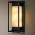 Square-Shaped Alabaster Wall Sconces - Fast Delivery-1-Luxehomezone