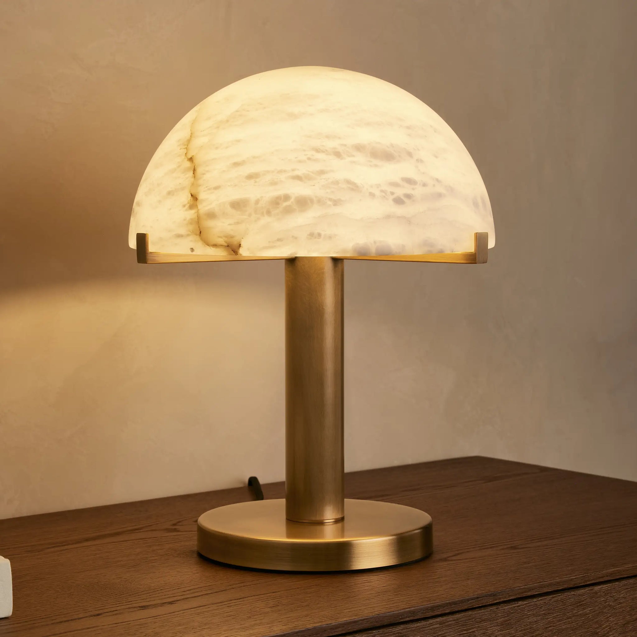 Emerie Alabaster Table Lamp