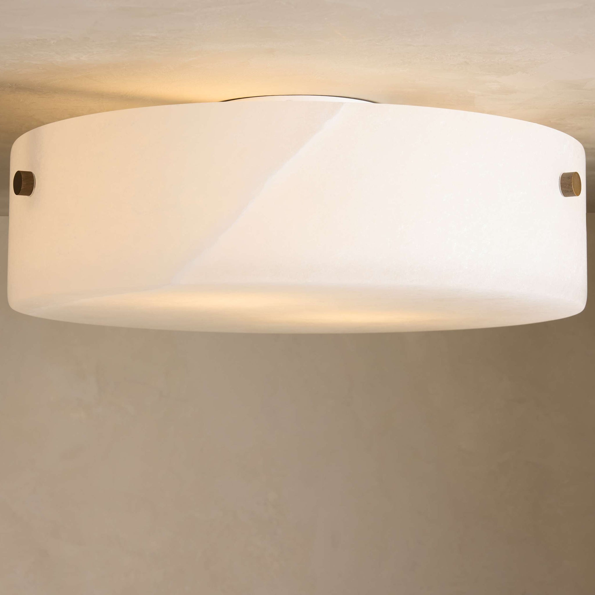 Chayla Alabaster Stone Flushmount