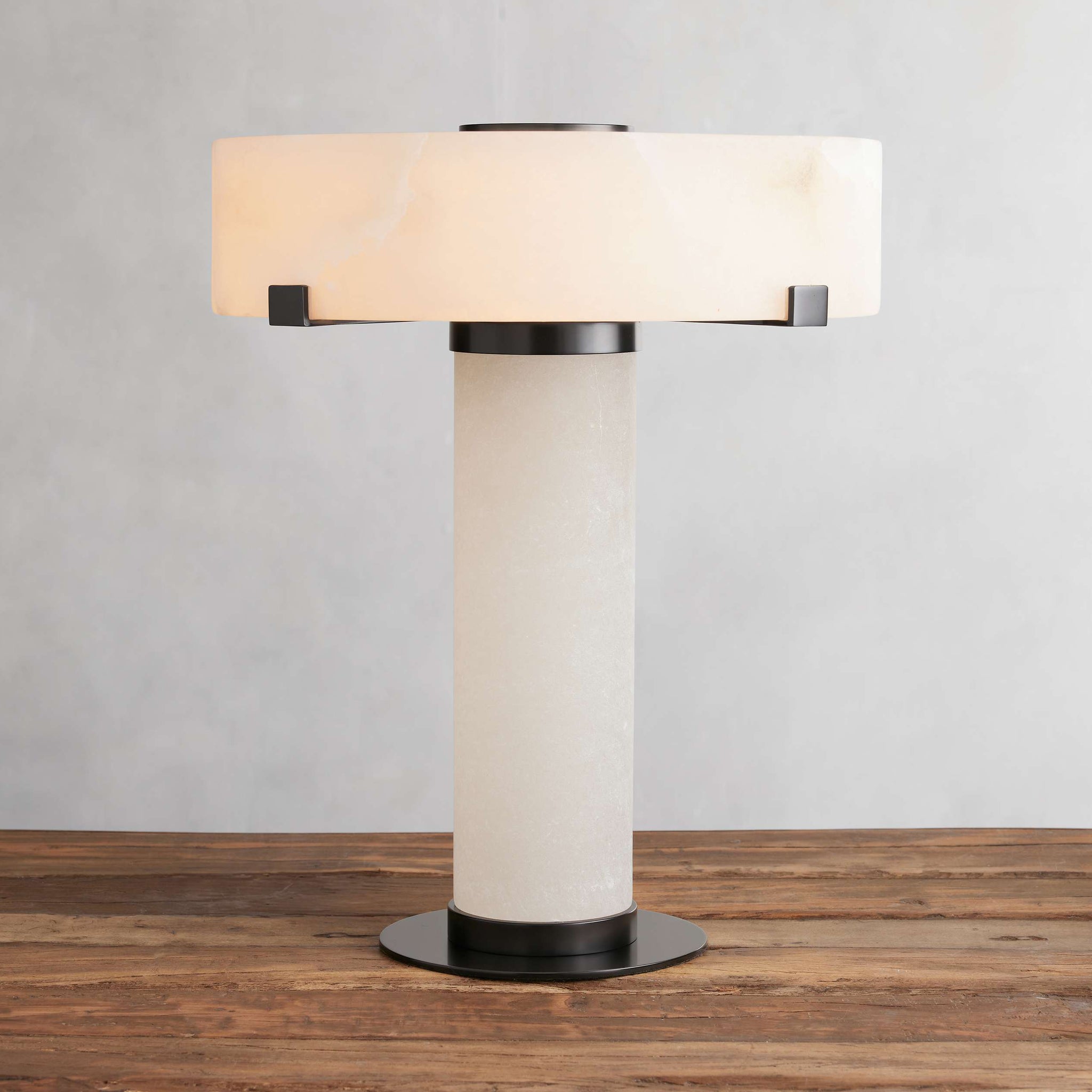 Chayla Alabaster Stone Table Lamp 13'' 19''