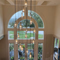 Raindrop Glass Round Chandelier 47