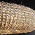 Halo Crystal Aperture Round Chandelier D59