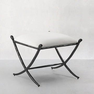 Thaddeus Horn Fabric Base Stool