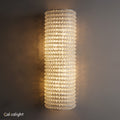 Halo Clear Crystal Beads Wall Sconce 21