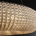 Halo Crystal Aperture Round Chandelier D41