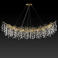 Modern Silver Crystal Glass Tree Branchs Chandelier 55