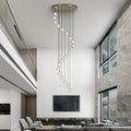 Large LED Pendant Chandeliers with Crystal Bubble Ball - Fast Delivery-1-Luxehomezone