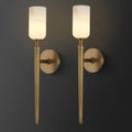 Modern Alabaster Wall Sconces - Fast Delivery-1-Luxehomezone