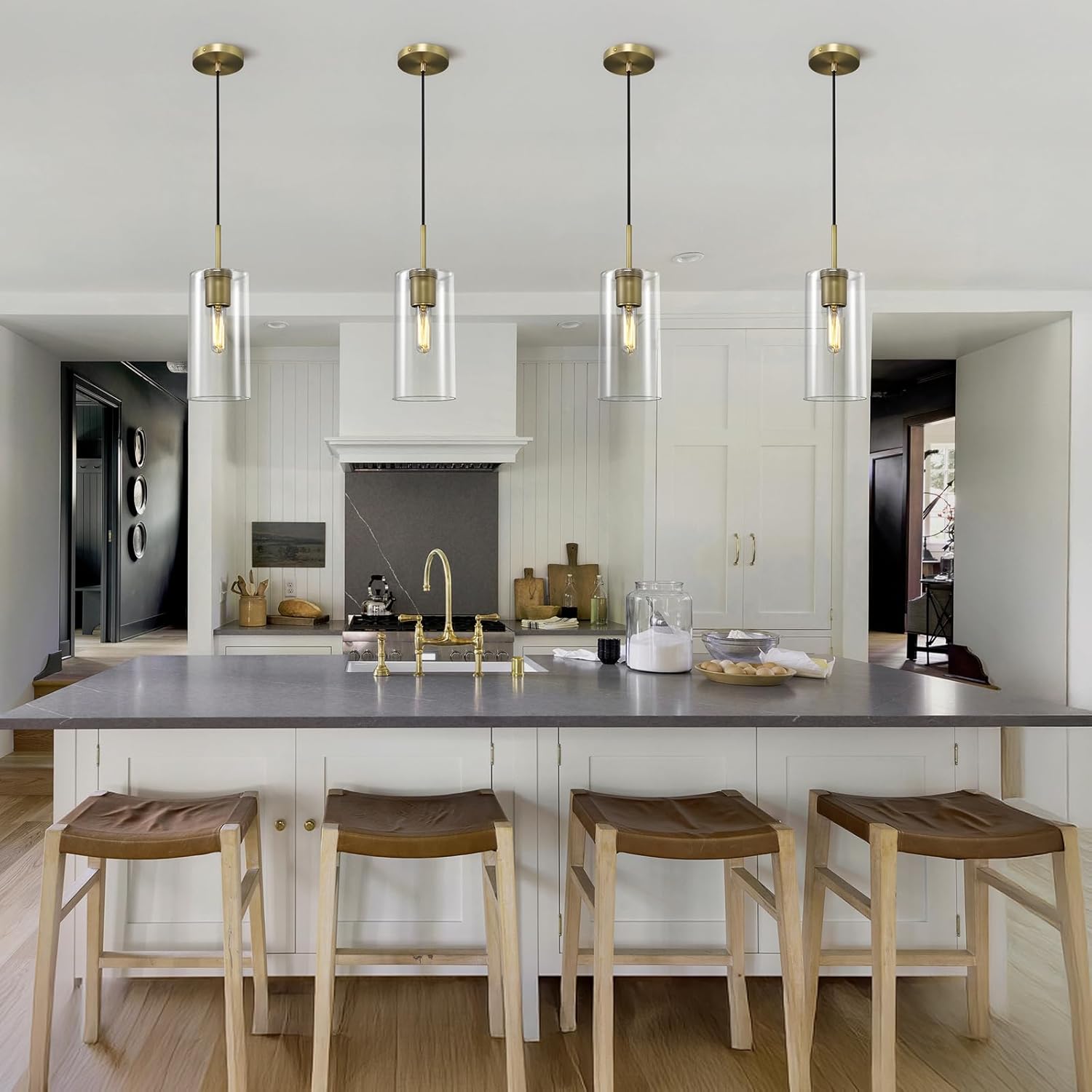 Modern Glass Pendant Lights Kitchen Island Pendant Lights