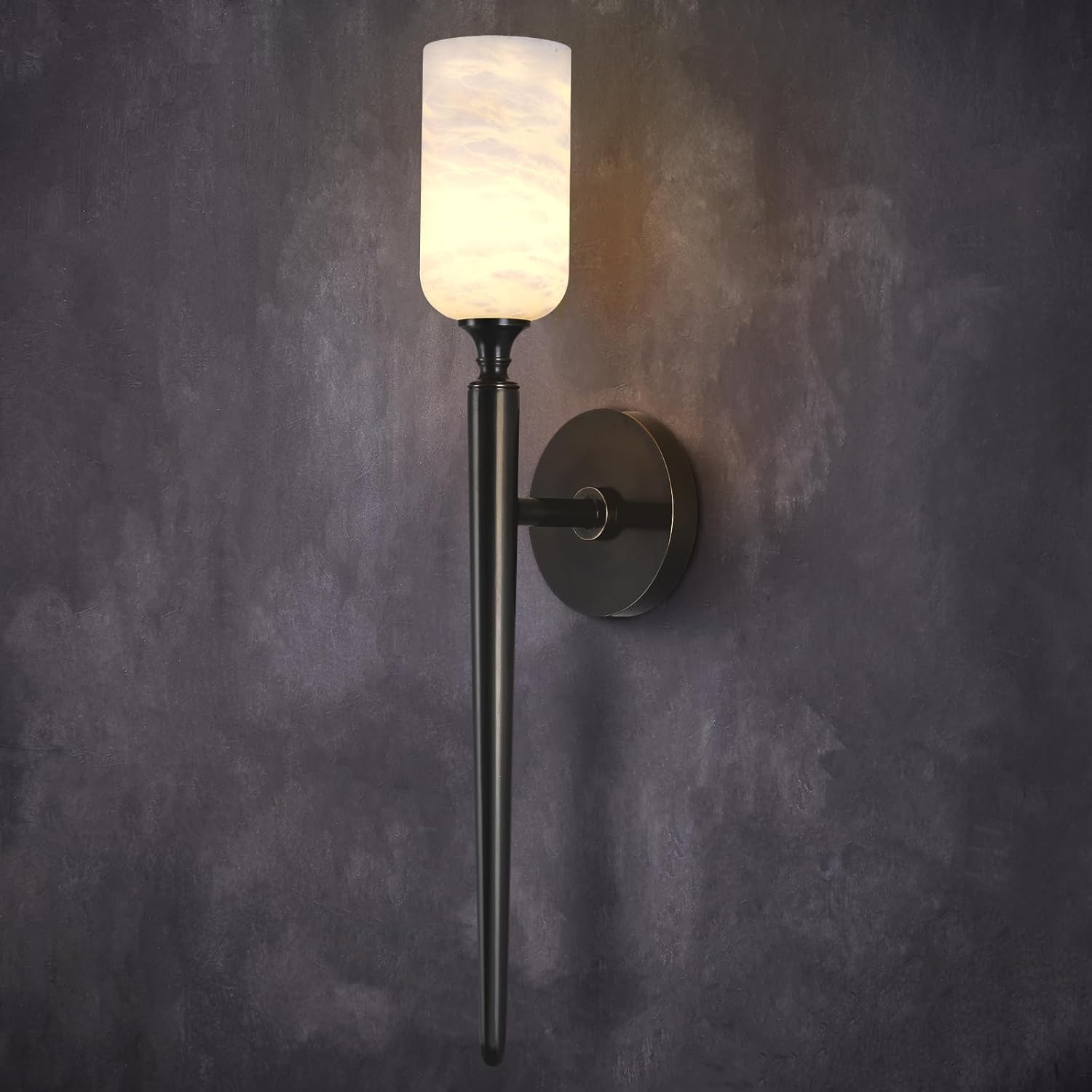 Modern Alabaster Wall Sconces - Fast Delivery-1-Luxehomezone