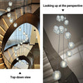Large LED Pendant Chandeliers with Crystal Bubble Ball - Fast Delivery-1-Luxehomezone