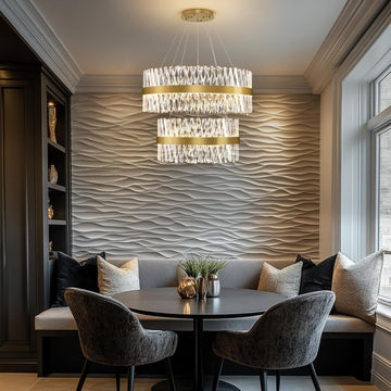 MDEGLYO Modern Crystal Chandelier