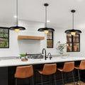 Alabaster Industrial Pendant Lights Kitchen Island - Fast Delivery-1-Luxehomezone