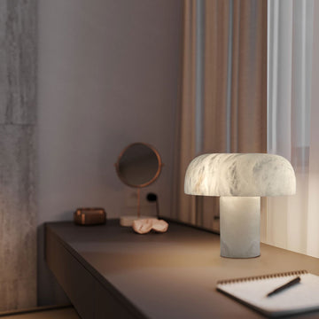 Mushroom Alabaster Table Lamp