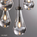 Raindrop Glass Round Chandelier 36