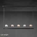 Bille De Crystal Ball Linear Chandelier 48