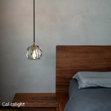 Bille De Crystal Double Ball Pendant Lighting
