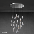 Raindrop Glass Round Chandelier 47
