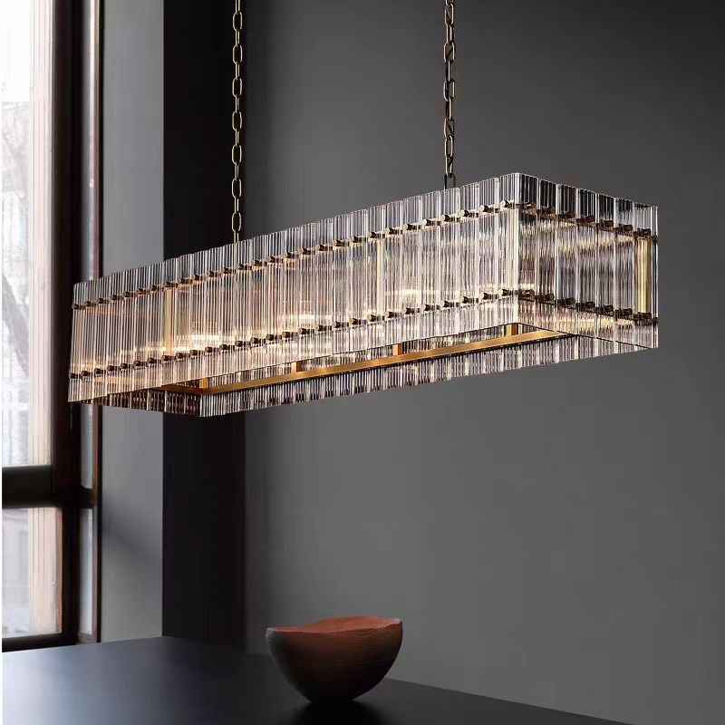 San Marco Rectangular Chandelier 54"