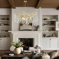 Tree Branch Chandelier for Dining Room L55in - Fast Delivery-1-Luxehomezone