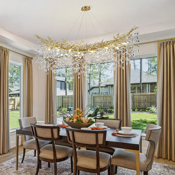 Solara Rectangular Tree Branch Chandelier 55" 72" Tree Branch