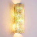 Smoke Grey Crystal Beaded Wall Sconce Light - Fast Delivery-1-Luxehomezone