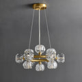 Bille De Clear Crystal Round Chandelier Cord