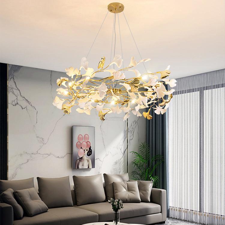 Ginkgo Chandelier Style P