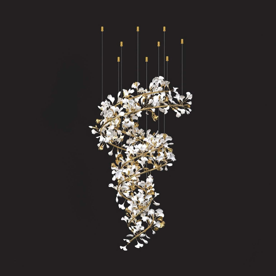 Ginkgo Chandelier Style Q