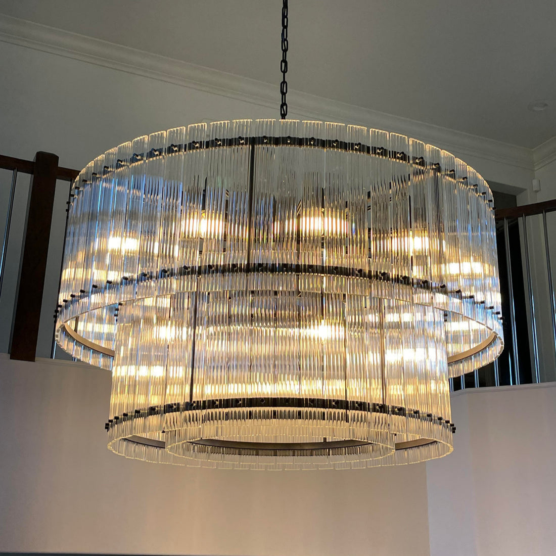 San Marco Two-Tier Round Chandelier  22" 37" 48" 60"