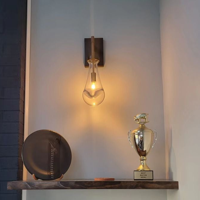 Raindrop Glass Wall Sconce Cord