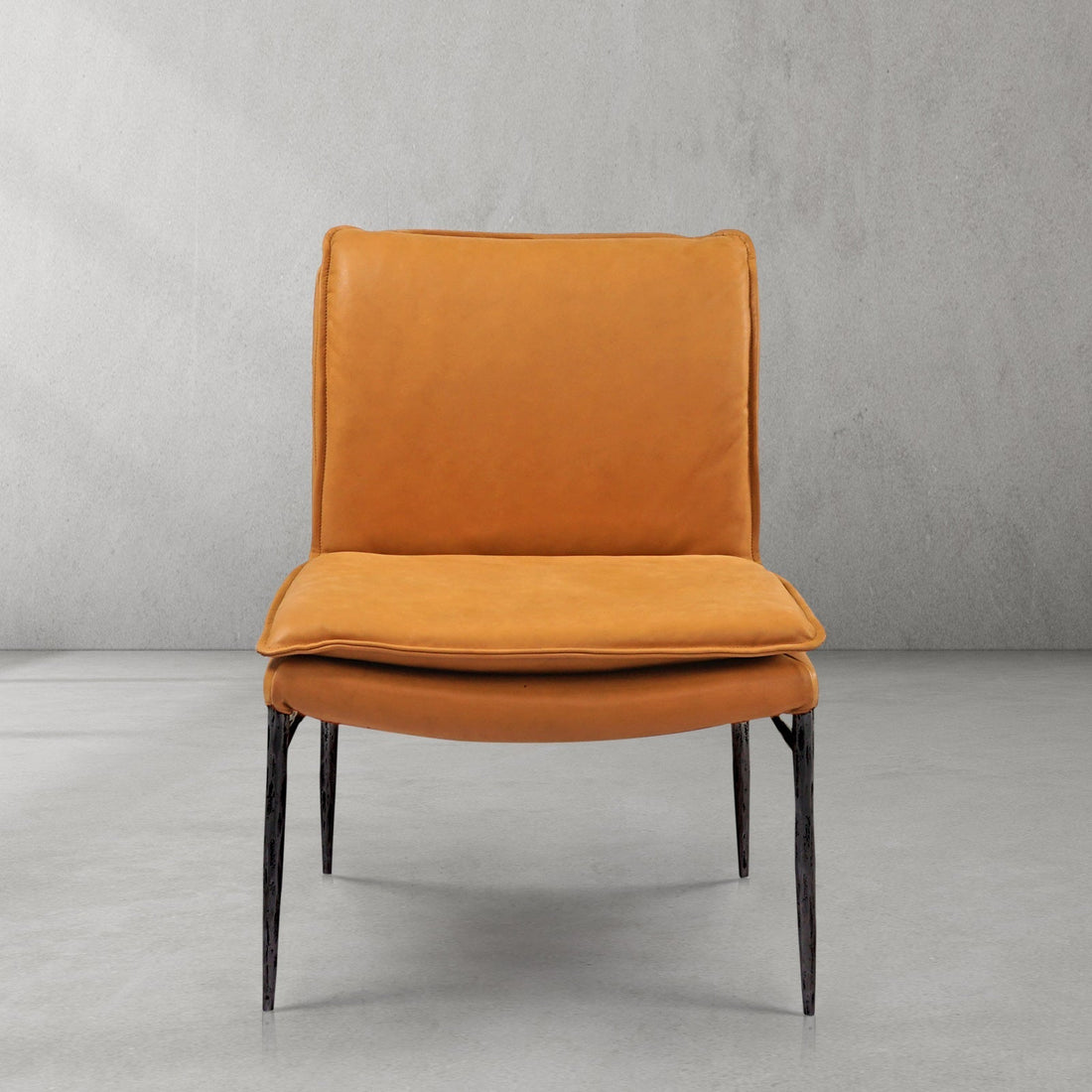 Thaddeus Vintage Leather Dining Chair