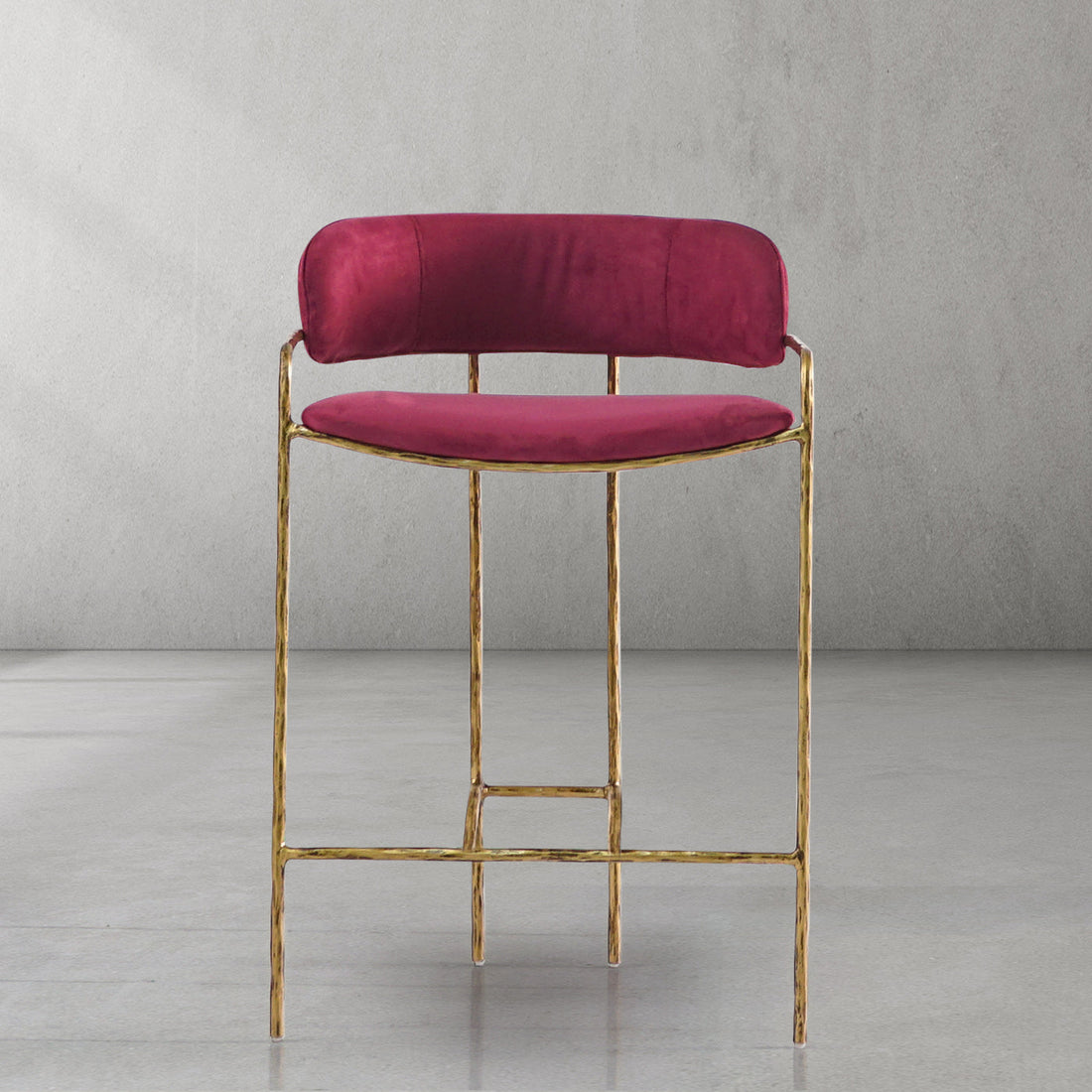 Thaddeus Vintage Armrest Bar Chair