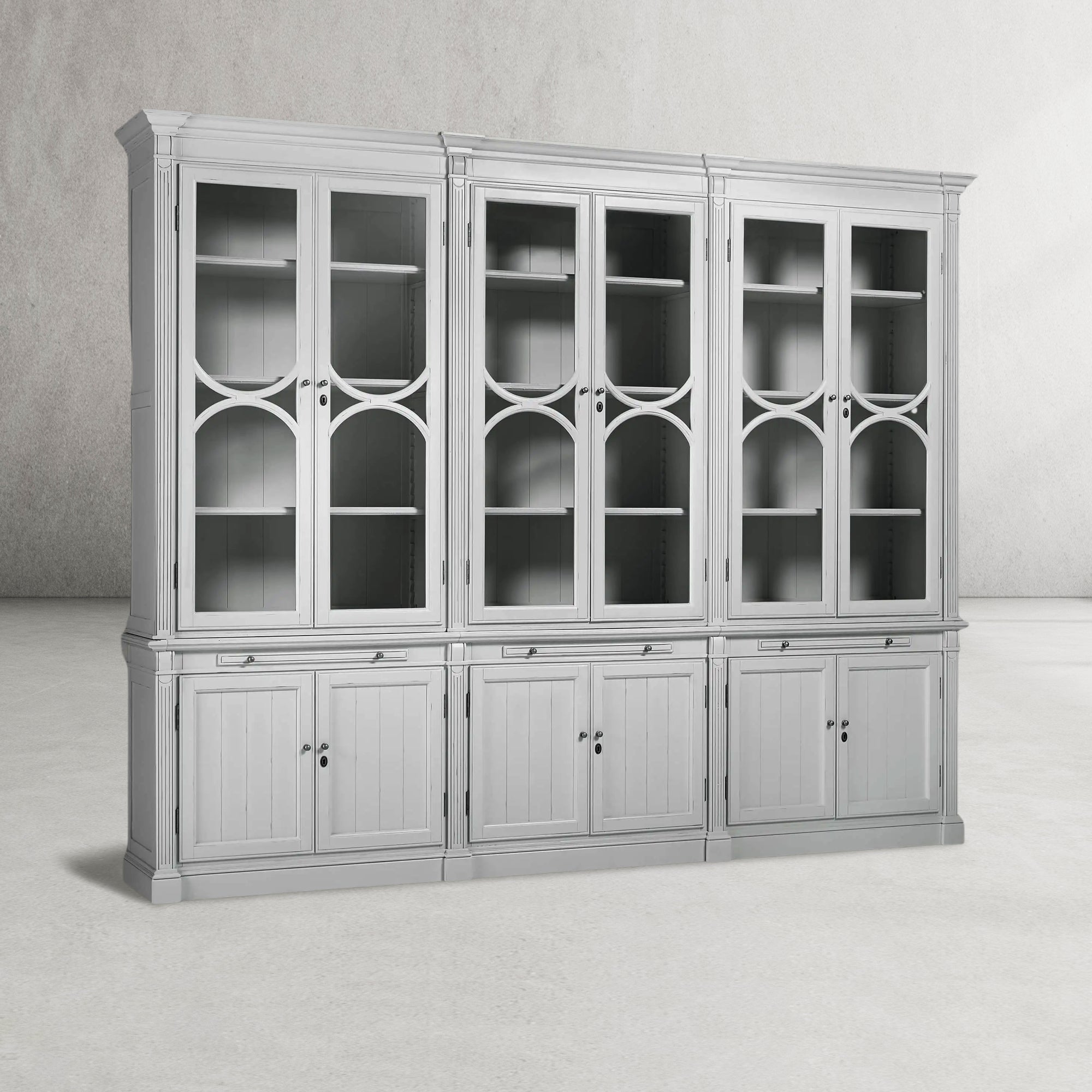 Athus Modular Triple Display Cabinet