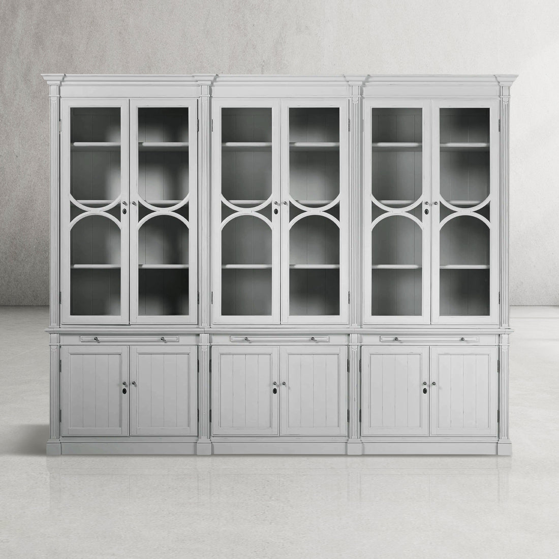 Athus Modular Triple Display Cabinet