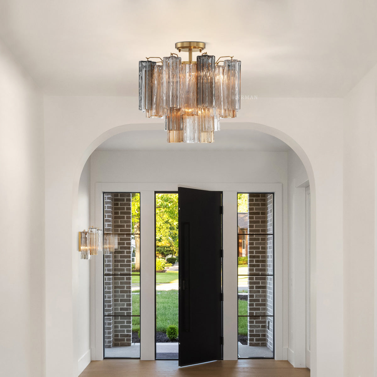 Addis Semi-Flush Ceiling Mount 17''W