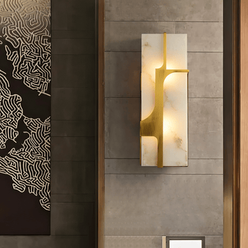 Aurevon Alabaster Wall Sconce