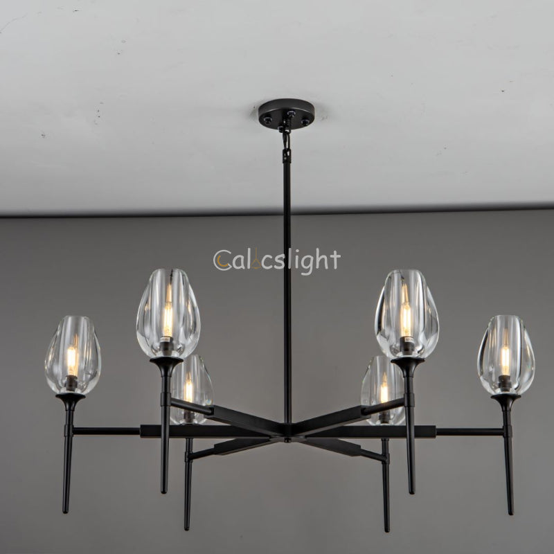 Tulip Round Chandelier 42"