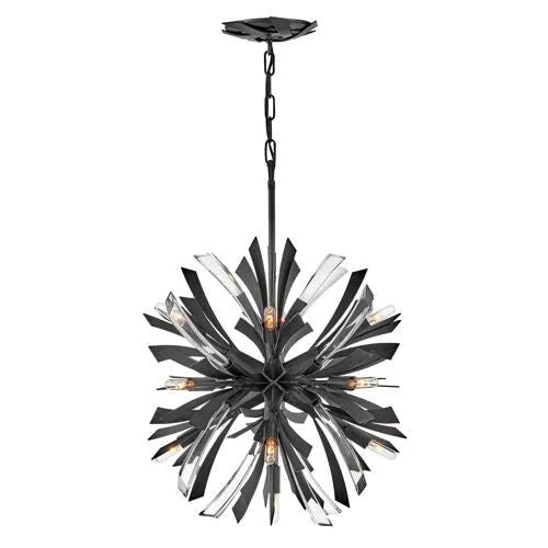 Bergamots Crystal Chandelier 22"D