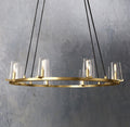 pauillac Clear Glass Round Chandelier 36